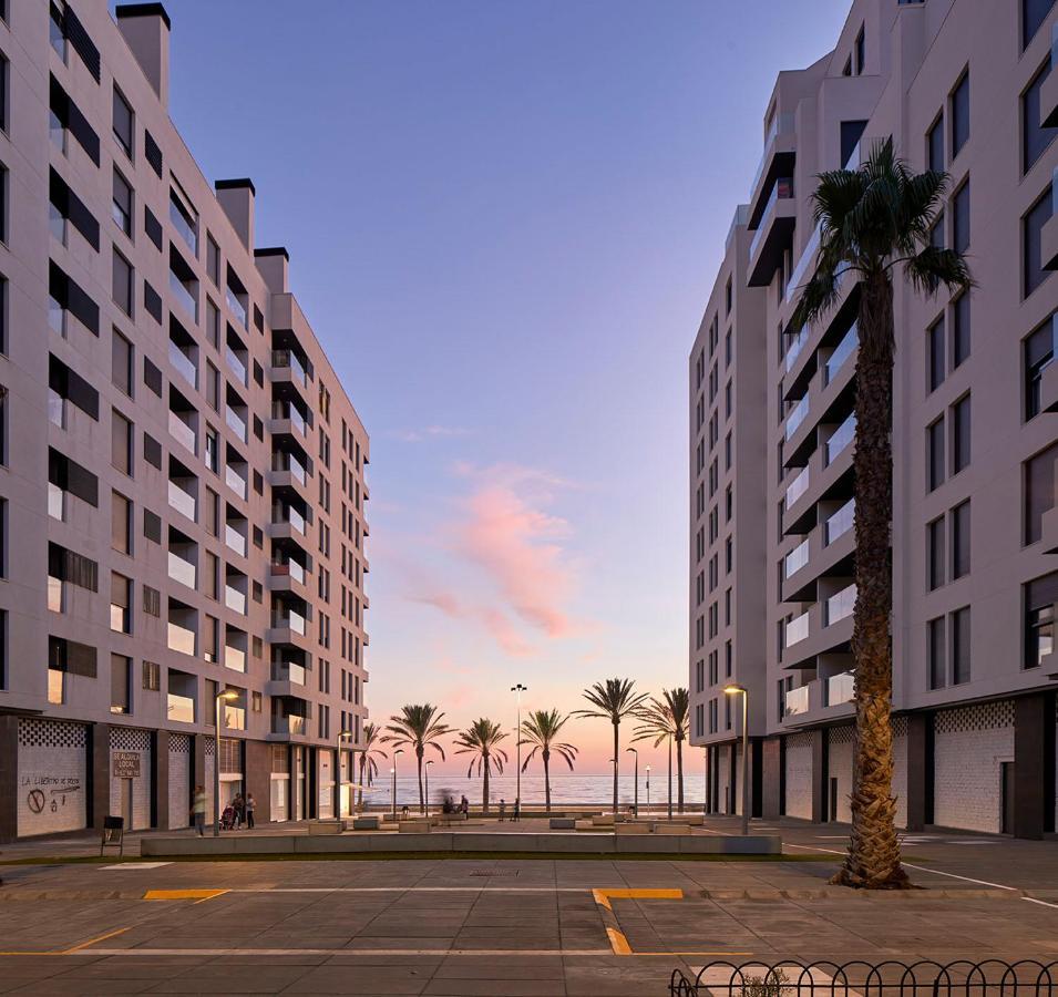 Expoholidays - Primera Linea De Playa Villapepita Parking Gratis Almeria Bagian luar foto